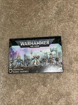 Games Workshop Warhammer 40k Thousands Sons Rubic Marines NIB