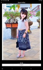 Traditional Thai Dress Childrens Size 8 For Girl Esarn