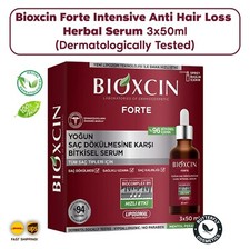 BIOXCIN Forte Serum 3x50ml Anti-Hair Loss Treatment Dermatologically Tested 