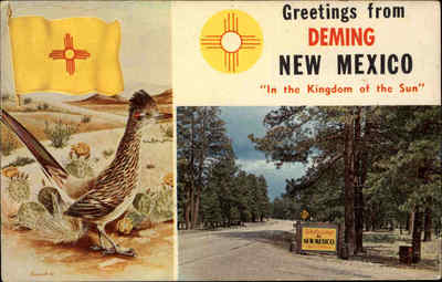 New Mecico USA ''Kingdom of the Sun'' America color AK Amerika Postcard used 1969