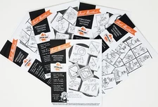 AUNT MARTHA'S HOT IRON TRANSFERS - BLACK LABEL - YOU PICK