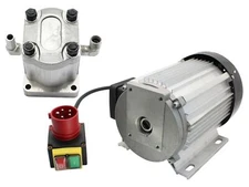 Hydraulikaggregat 400 V Motor 3,7 kW Motor + Pumpe für Eigenbau Geräte