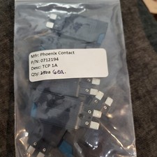 6x Phoenix Contact 0712194 Circuit Breaker Terminal Block 1 A Nom. 250 V...