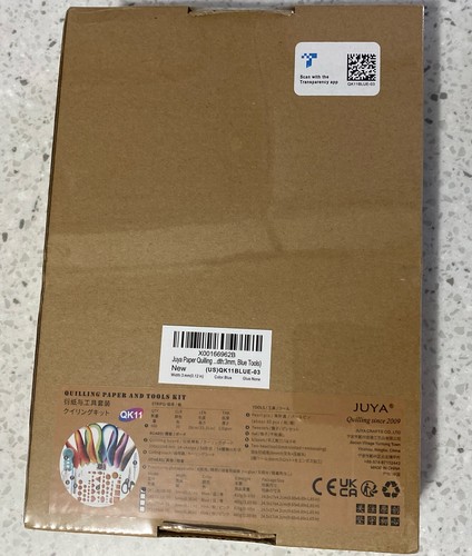 JUYA Paper Quilling Paper and Tools Set NEW Sealed QK03BLUE-03G