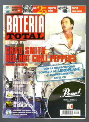 1999 Chad Smith TOTAL BATTERY No. 1. Red Hot Chili Peppeers