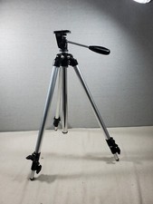 Vintage Prinz Albert Metal Chrome Telescoping 21  - 48  Long Camera Tripod