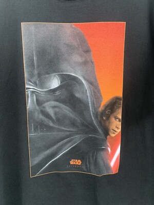 Starwars Darth Vader Movie Promo TシャツXL Vintage Star Wars Anakin Skywalker Darth Vader Movie Promo T-shirt