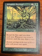 2003 MTG Scourge #126 Primitive Etchings Used Free Shipping