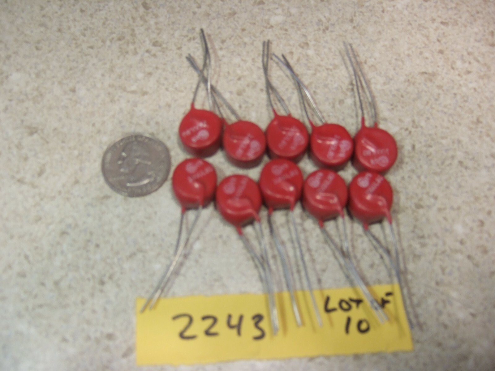 Lot of (10) GE 1000L80 MOV 1200VDC 1000VAC Withstand - New!