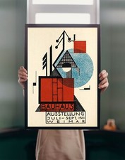 Weimar Bauhaus 1923 POSTER PRINT A1 Exhibition 20s German Design Wall Art Decor