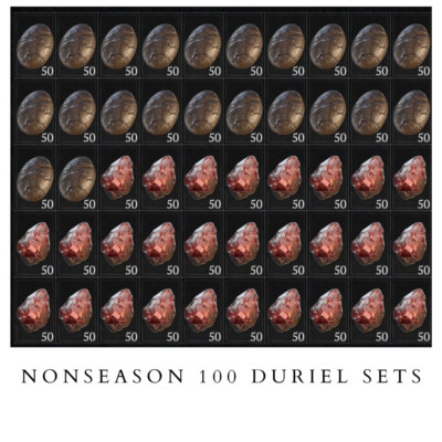 D4 Diablo 4 ETERNAL NON SEASON 100xDURIEL UBER DURIEL Shard of Agony