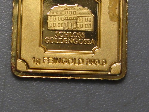 1 gram Gold Bar - Geiger Edelmetalle. 9999 Fine GOLD. # B0666012. - Picture 4 of 10