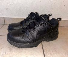 Nike Air Monarch Herren Sneaker Schwarz Leder...