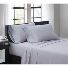 TRULY SOFT Everyday Sheet Set Lavender Polyester 3-Piece Twin Sheet Set, Soli...