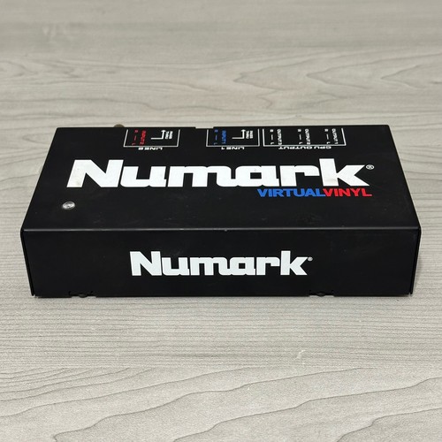 Numark Virtual Vinyl DJ Audio Interface USB Phono Line Box October 2007 Black