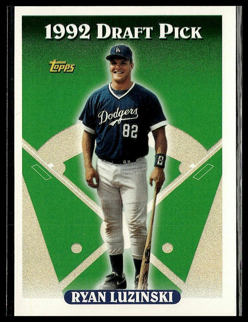 Ryan Luzinski *ROOKIE CARD* (RC) 1993 Topps #481