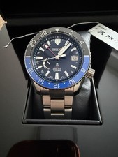 Seiko Prospekt Spring Drive GMT Tihicde Diver Blau 10 BAR Neu SNR033J1 Automatig