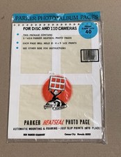 Vtg Ben Parker Heatseal Photo Page 45H 3.5x5 Print Capacity 40 Per Pack New