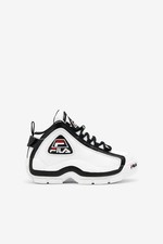 FILA Unisex Kids' Grant Hill 2 Basketball Shoes White/Black/Red - 3BM00637-113,