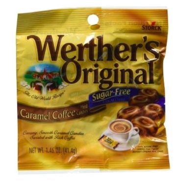 SugarFree Caramel Coffee Hard Candy  Individually Wrapped Hard Candies for Ha...