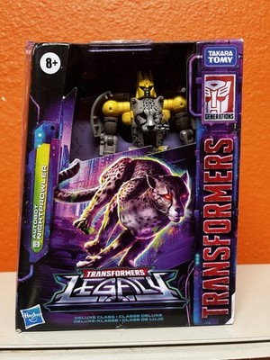 Transformers Night Prowler 5'' Figure 2022 Deluxe Class Legacy Generations MIB