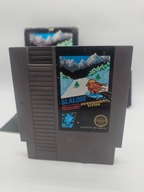 Slalom (Nintendo Entertainment System NES) CIB  - TESTED - 5 Screw w/Hangtab!
