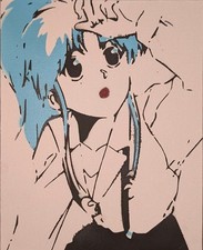 Yu Yu Hakusho Spray Paint Art Piece