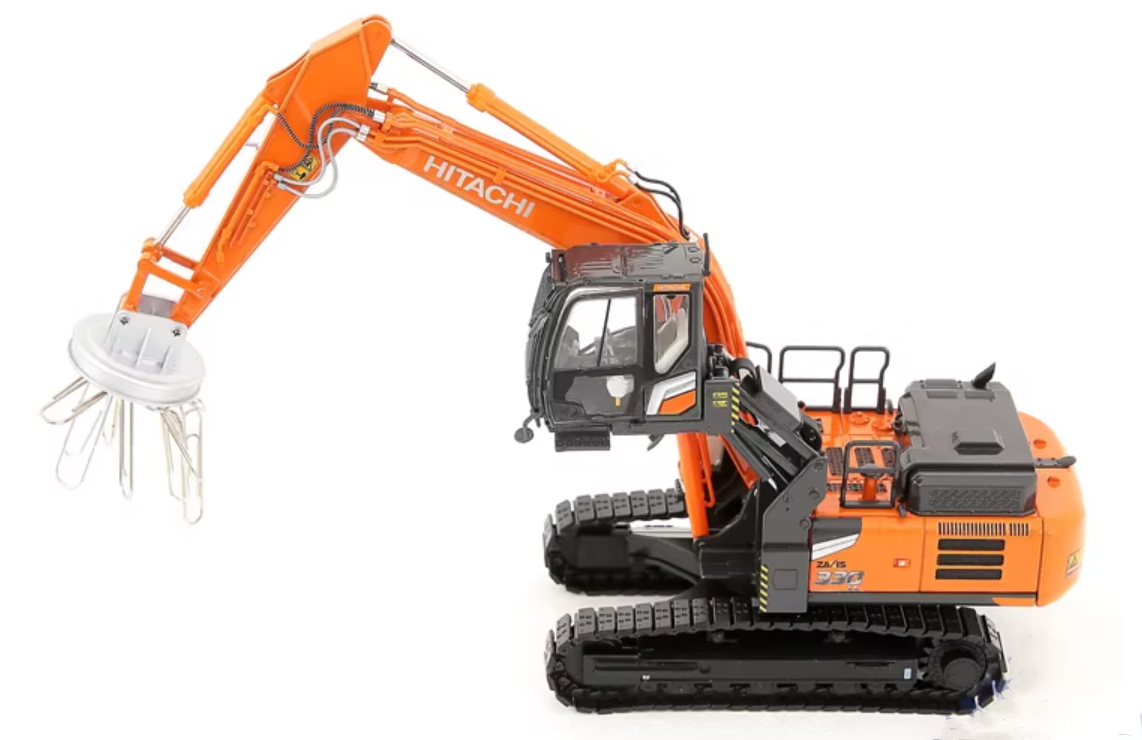 1:50 HITACHI ZX330LC-7 Magnet Suction Excavator Construct Machine