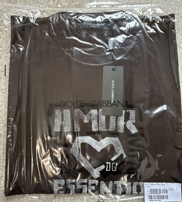 DOLCE AND GABBANA BRAND NEW SEALED ''AMOR ESSENTIA'' MENS TSHIRT SIZE L