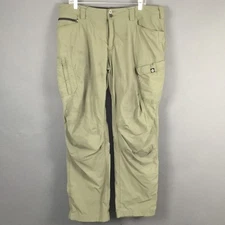 Truewerk Men's Cargo Pants Articulated 38W/30L Khaki Hiking Climbing Outdoor