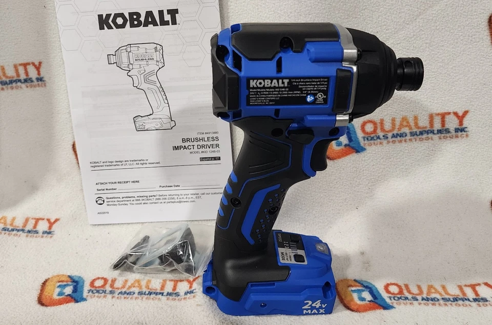 New Kobalt KID-124B-03 24V Brushless 1/4" Impact Driver - Bare Tool - Image 3 of 4