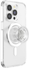 Phone Grip for Magsafe, Magnetic Holder, Phone Stand - Clear