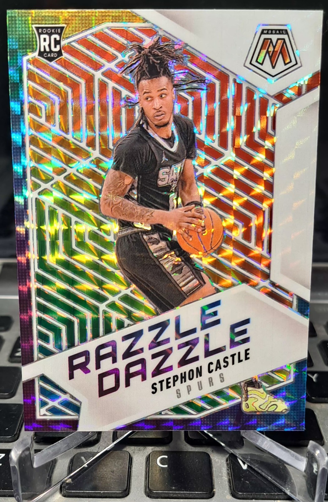 2024 Panini Mosaic - Razzle Dazzle Sp Stephon Castle #13