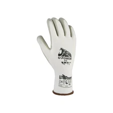 U-Power Fit Work Gloves Nylon Nitrile White
