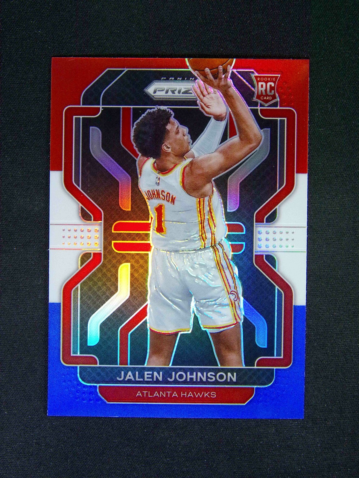 2021-22 Panini Prizm Jalen Johnson #305 RC Red White Blue