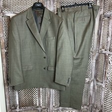 Men's Dress Suit - Chaps by Ralph Lauren 48R Jacket 42x32 Pants 100% Wool