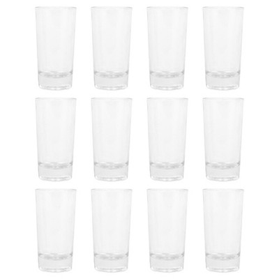 12x 35ml Schnapsgläser klar wiederverwendbar Weihnachten Likör Party Shooter Glas Set