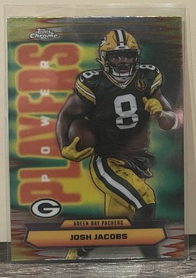 Topps Chrome 2025 Power Players Insert Josh Jacobs Green Bay Packers #PP-20
