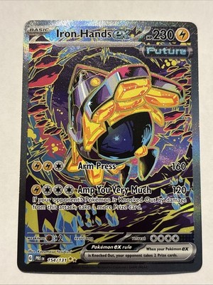 Pokémon Iron Hands EX 154/131 SV: Prismatic Evolutions Special Illustration Rare