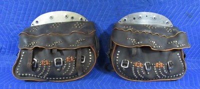 ORIGINAL HARLEY STREAMLINER SADDLEBAGS FLATHEAD 45 WL SOLO KNUCKLEHEAD PANHEAD