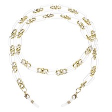 Acrylic Glasses Chain, Eyeglass Chain Holder Strap Chains, Clear