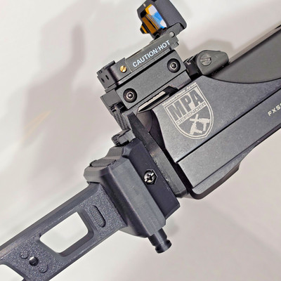 UPGRADED Dual Picatinny Rail Adapter for MPA Defender Mount Optic & Stock/Brace
