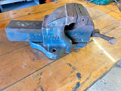 Holz 186B/3 Schraubstock 4 Zoll 100mm 4'' Backen öffnet 4,5'' England Mechaniker Garage