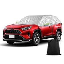 6 Layers Universal SUV Half Car Cover 142"x59" - Mid-Size S4-SUV 142"x59" 
