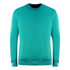 Lyle  Scott Golf Tech Crew Neck Teal Green Jumper
