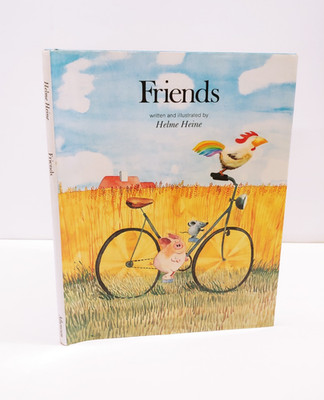 FRIENDS, Helme Heine, 1985 Atheneum NY - Hardcover w/ DJ - Very Good