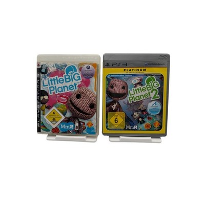 PS3 Sony PlayStation 3 Spiele Bundle   Little Big Planet 1 + 2 - CIB / PAL