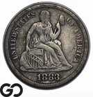 1883 Seated Liberty Dime