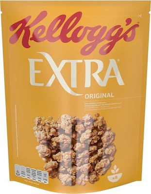 Kellogg's Extra Original Knusprige Haferflocken 100% Vollkorn 375g-Packung
