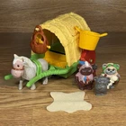 Vintage 1984 Kenner Ewok Woodland Wagon Complete Set Star Wars ROTJ